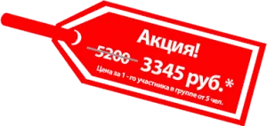 Ярлык Акция 3345 руб за участника